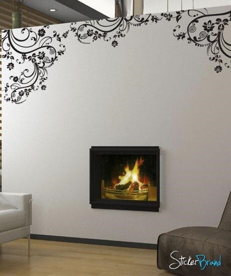 Stickerbrand Swirl Flower Floral Wall Decal Sticker Design Home Decor #262