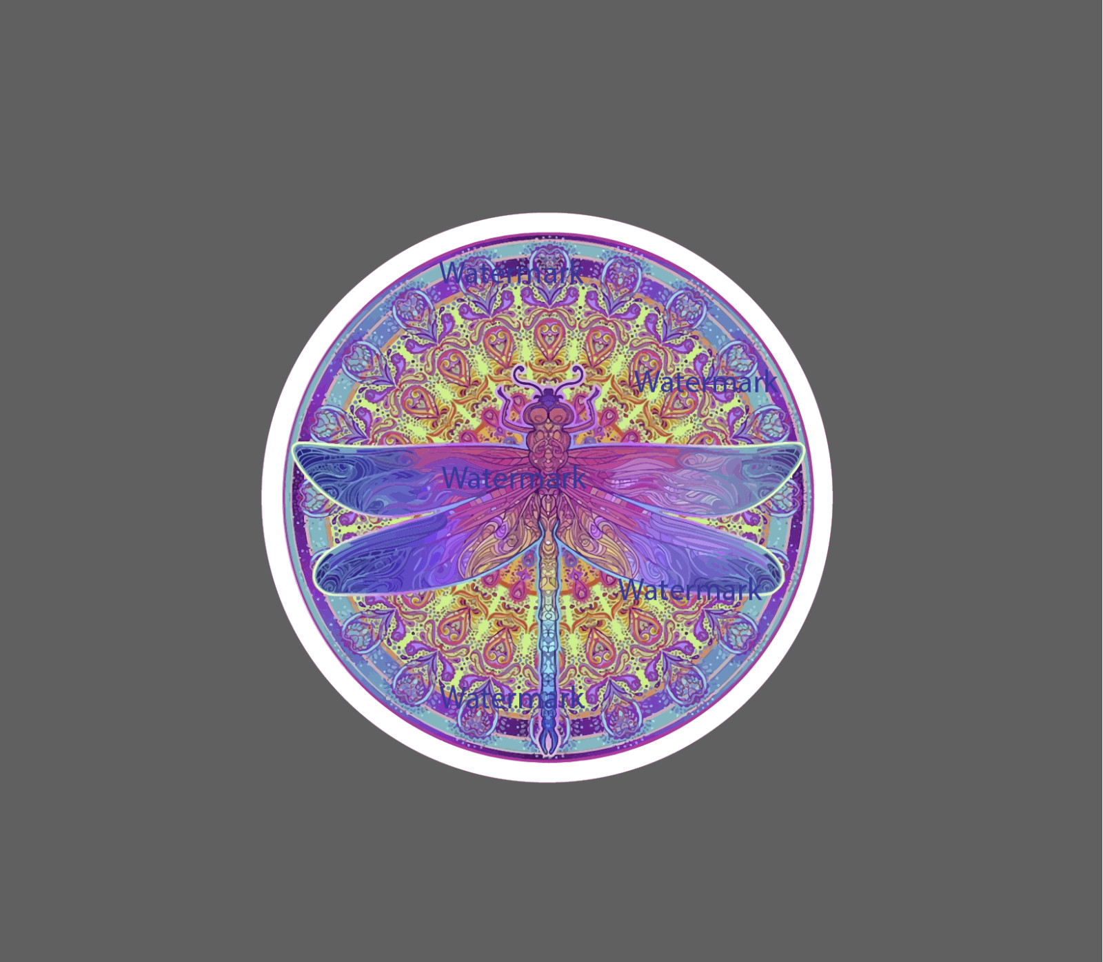 Dragonfly Sticker Mosaic Trippy Waterproof – Buy Any 4 For $1.75 EACH Storewide!