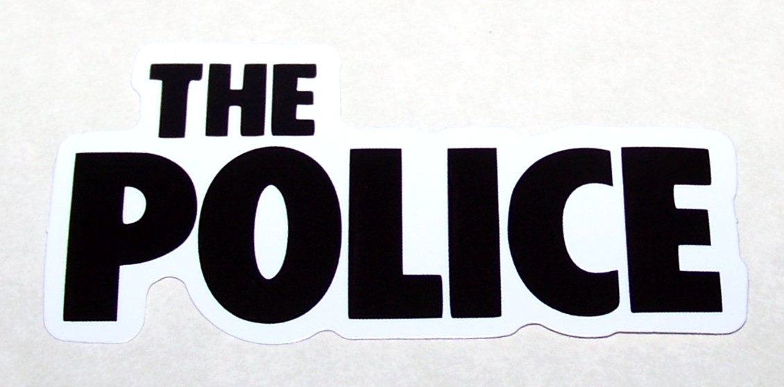 THE POLICE – Logo Cut Sticker Decal Band Music Rock – STING