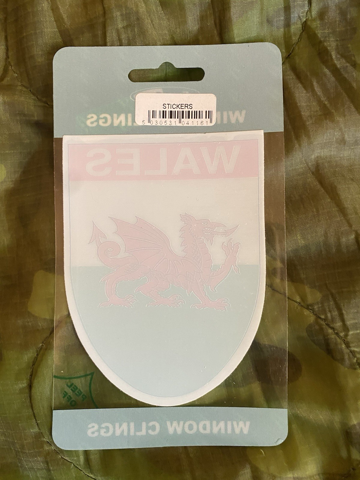 Brand New In Packaging Wales Dragon Flag Window Cling Sticker