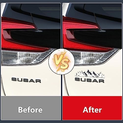 Zhizhong 7 Inch Snow Mountain Tree Emblem, Trunk Tailgate Mountains Graphic B…