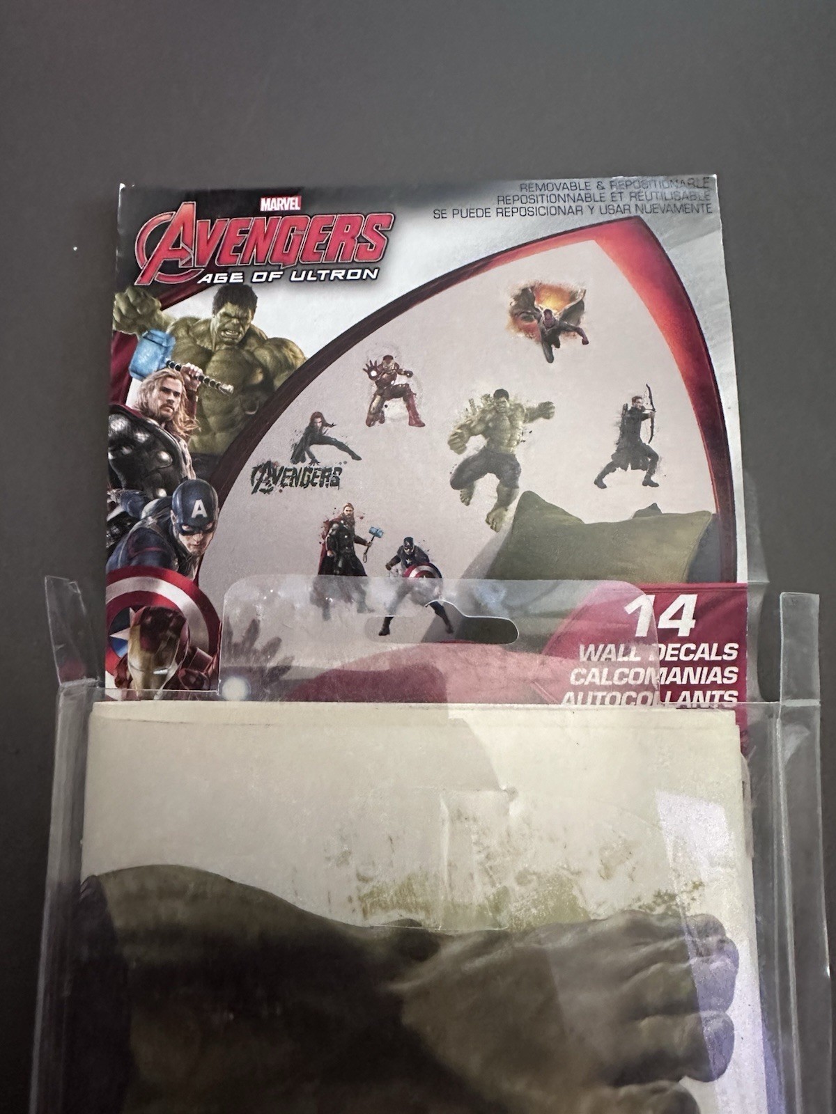 Avengers Age of Ultron Peel and Stick Wall Decals, Removable and Repositionable