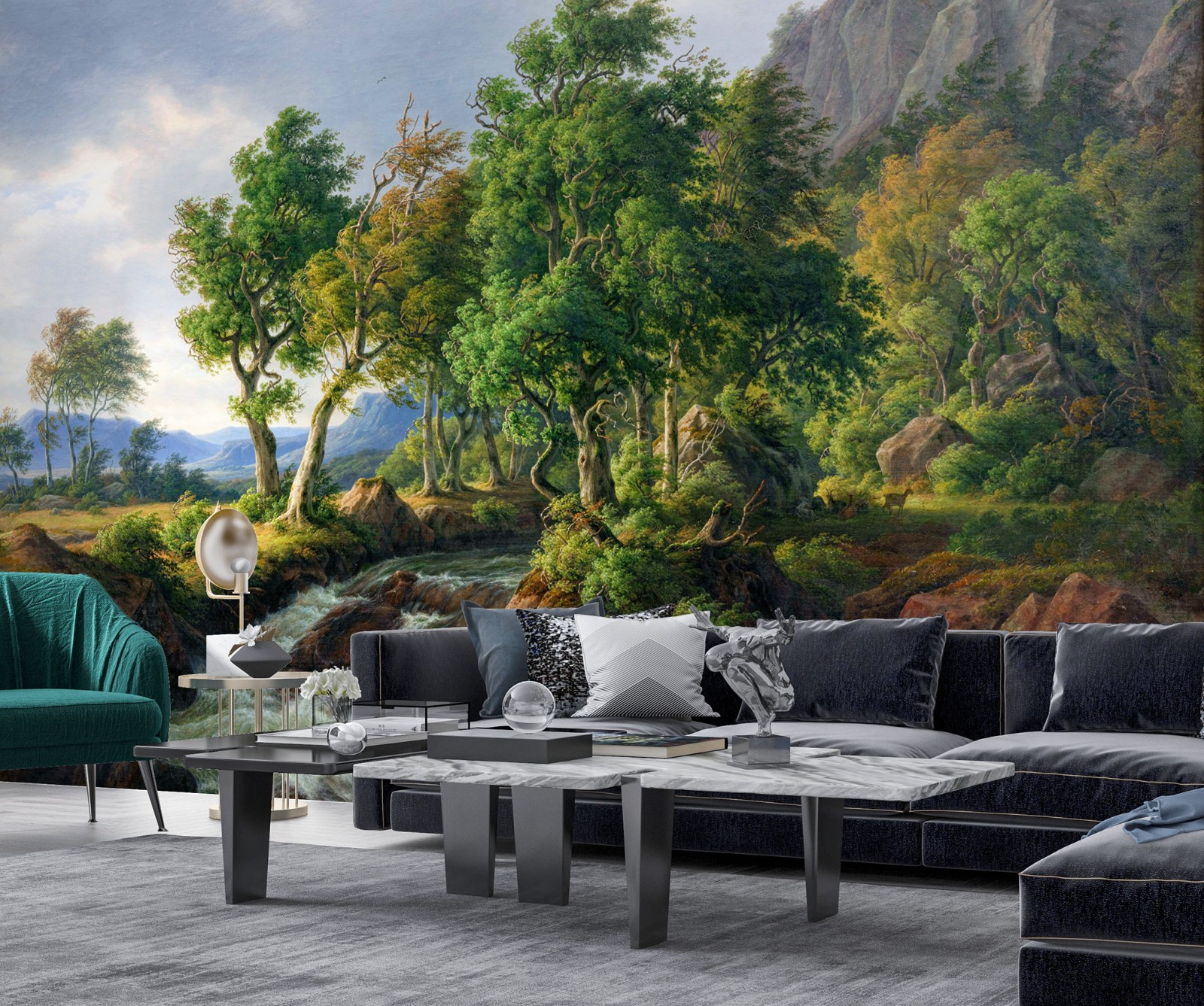 Classical Painting – Landscape Wallpaper, Wall Mural, Tapestry