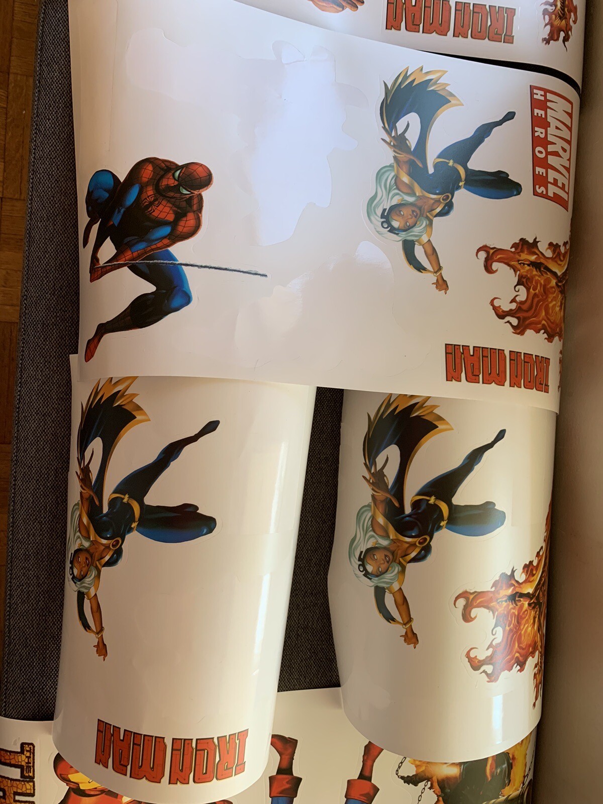 Marvel Superheroes Avengers Wall Decals—SEE Pics & Description—BRAND NEW!
