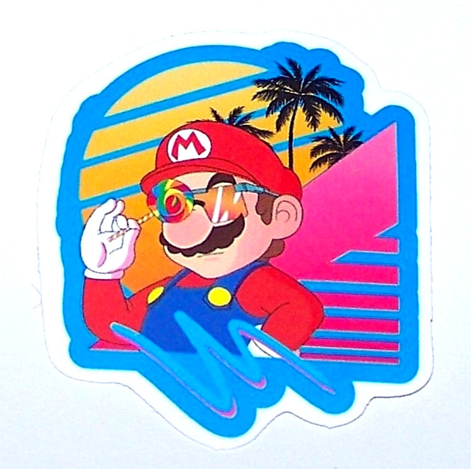 Super Mario Bros – Cut Sticker Decal Movie Nintendo Video Game MARIO Vice