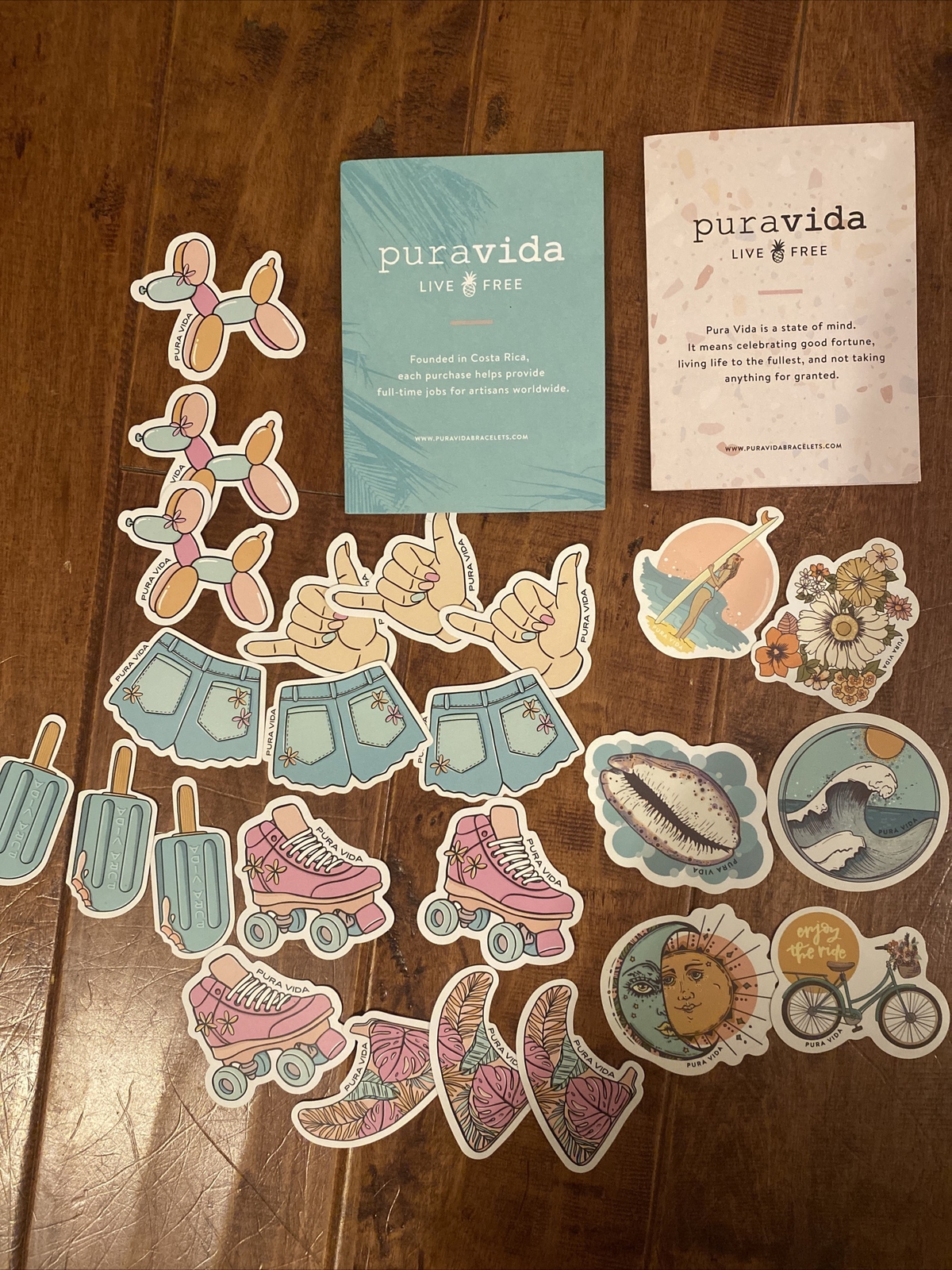 pura vida stickers lot of 24