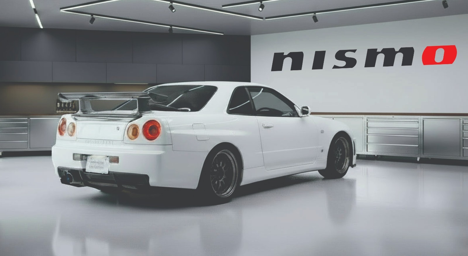 Garage Wall Decal NISMO Large Wall Banner 300 350 370 Z / NISMO w red O