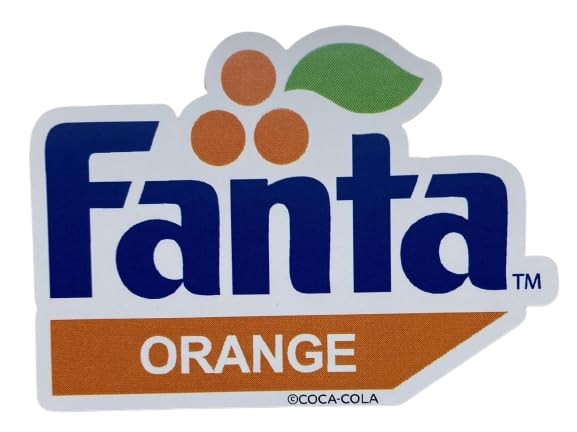 FANTA Sticker Small Size Waterproof Outdoor Indoor Decal Lightfast