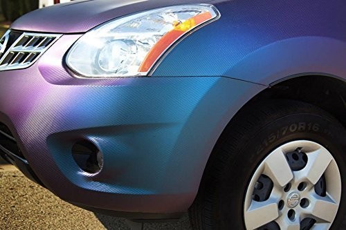 VViViD 1.5ft x 5ft Blue Green Purple Vehicle Wrap Vinyl Film Easy Installation