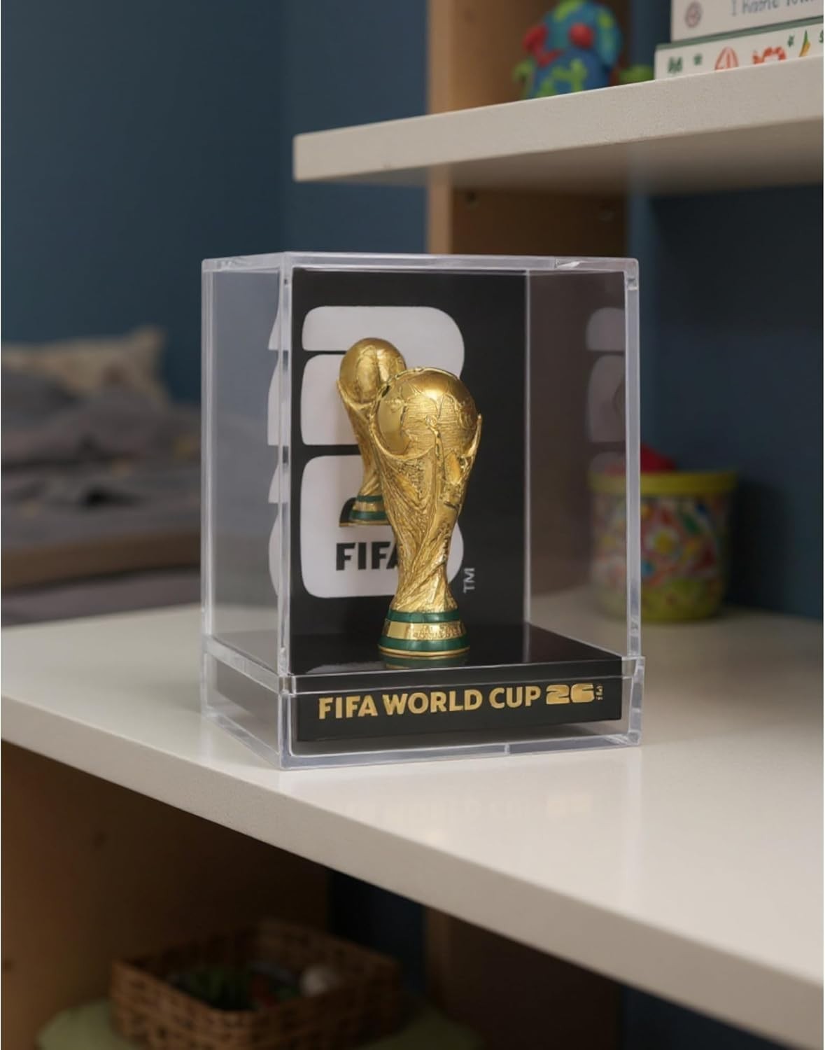 Official FIFA World Cup 2026 Trophy Replica with Acrylic Display Case
