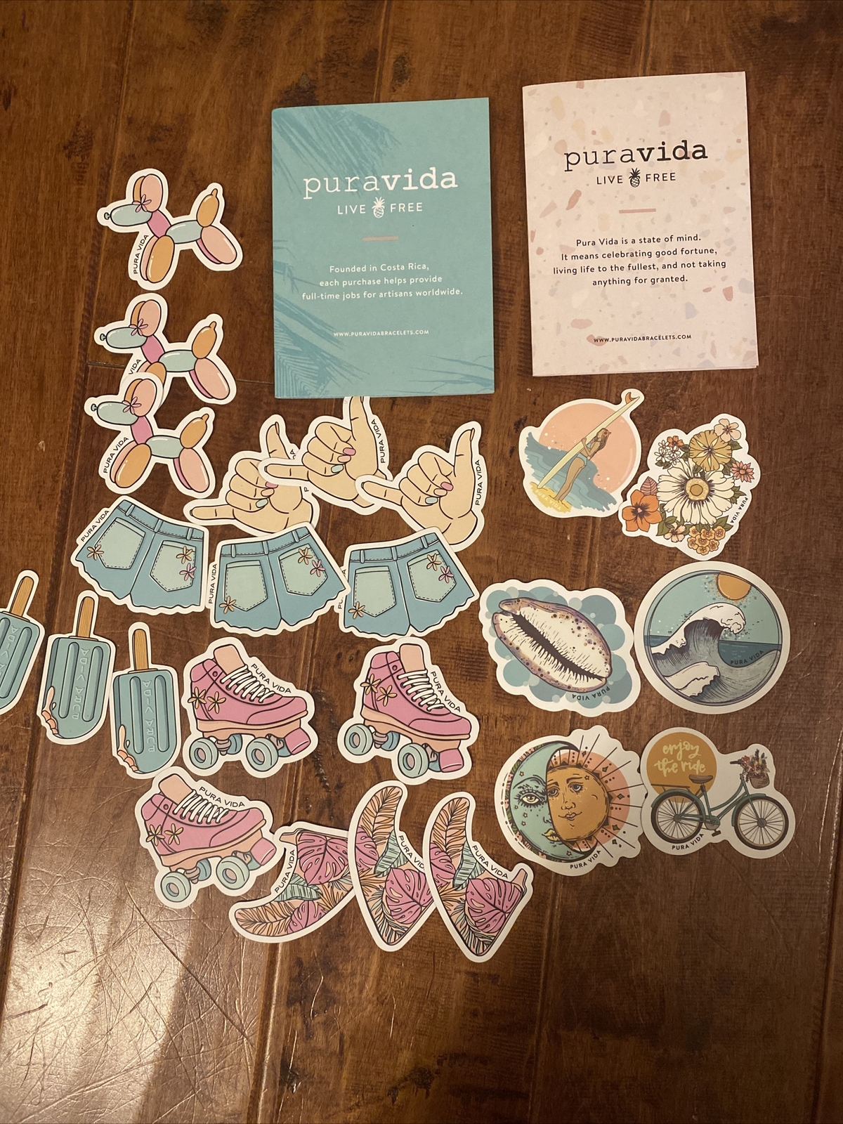 pura vida stickers lot of 24