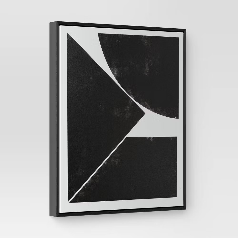 Threshold Minimalist Canvas Set of 3 16"x20" Wall Modern Geometric Wall Art
