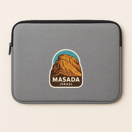 Masada Israel Iron On Heat Transfer Vinyl HTV Die-Cut Symbolic Landmark Design