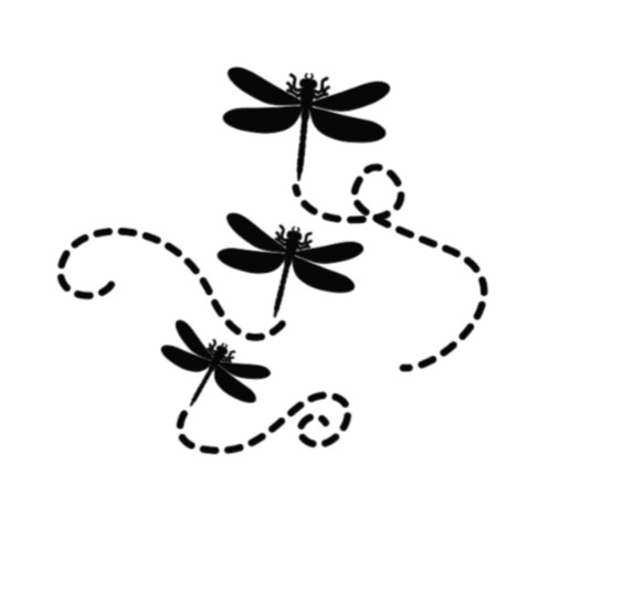 Dragonflies Vinyl Decal Sticker Car Truck Window Laptop Water Bottle Mug