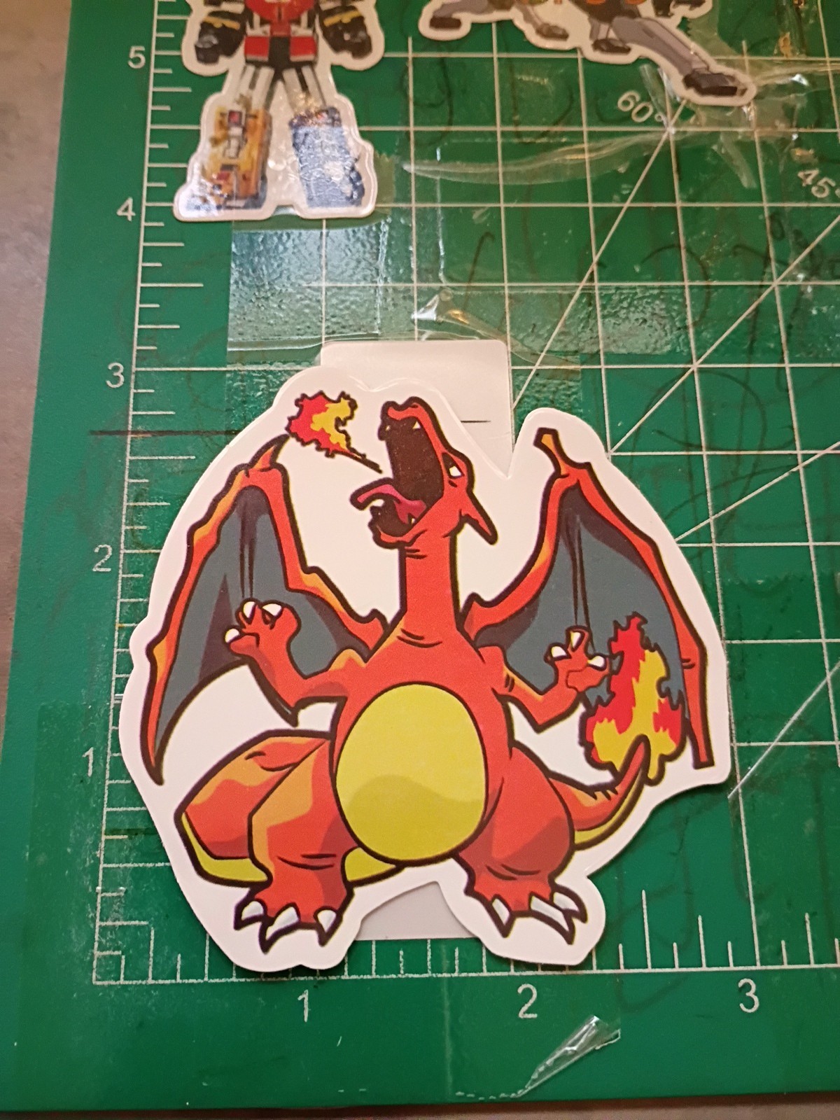 POKEMON STICKER XCHARIZARD 3X3 INCHES STICKER X VYNIL DIE CUT STICKER HIGH GLOSS