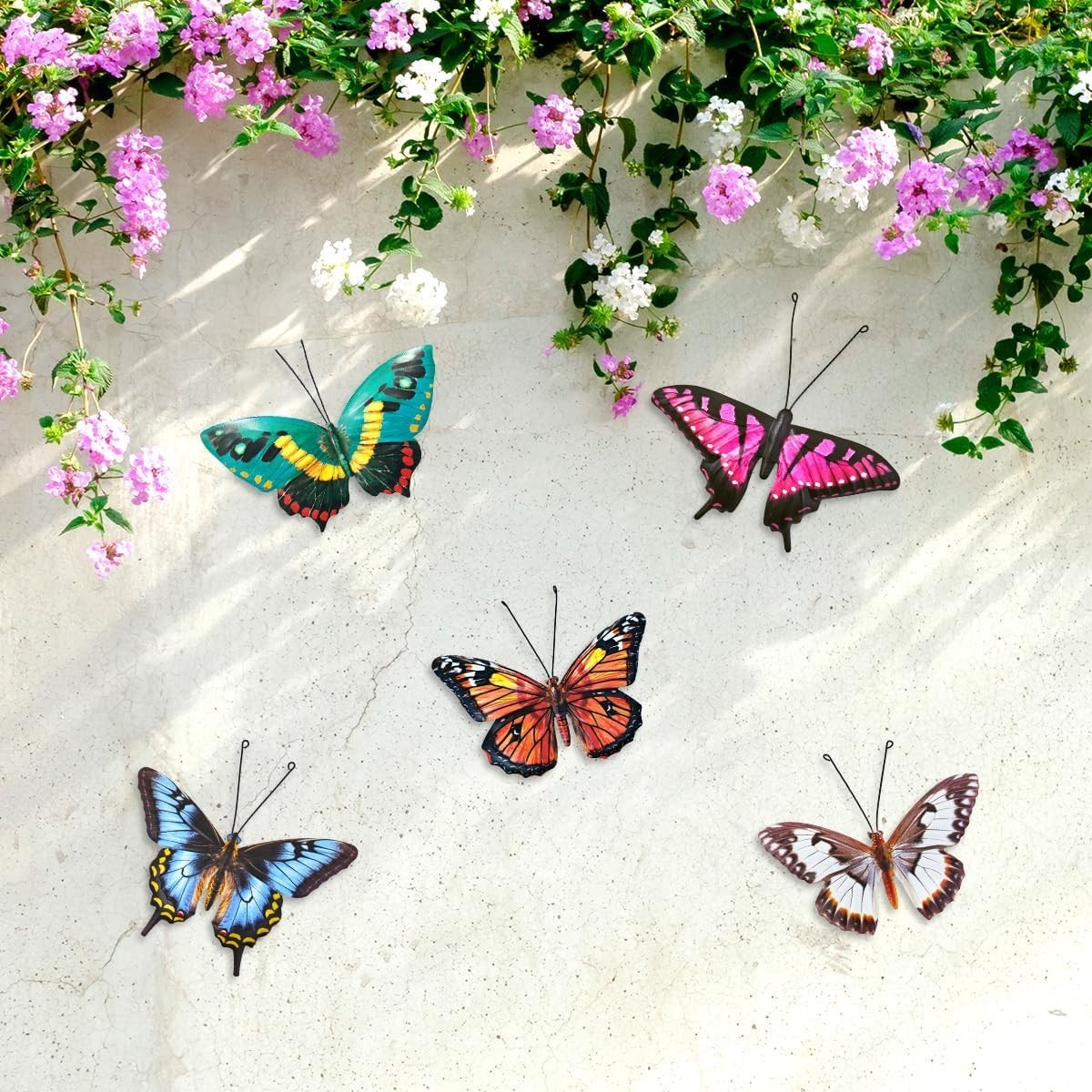 Charming 5-Piece Metal Butterfly Set – Perfect for Gifting & Decorating