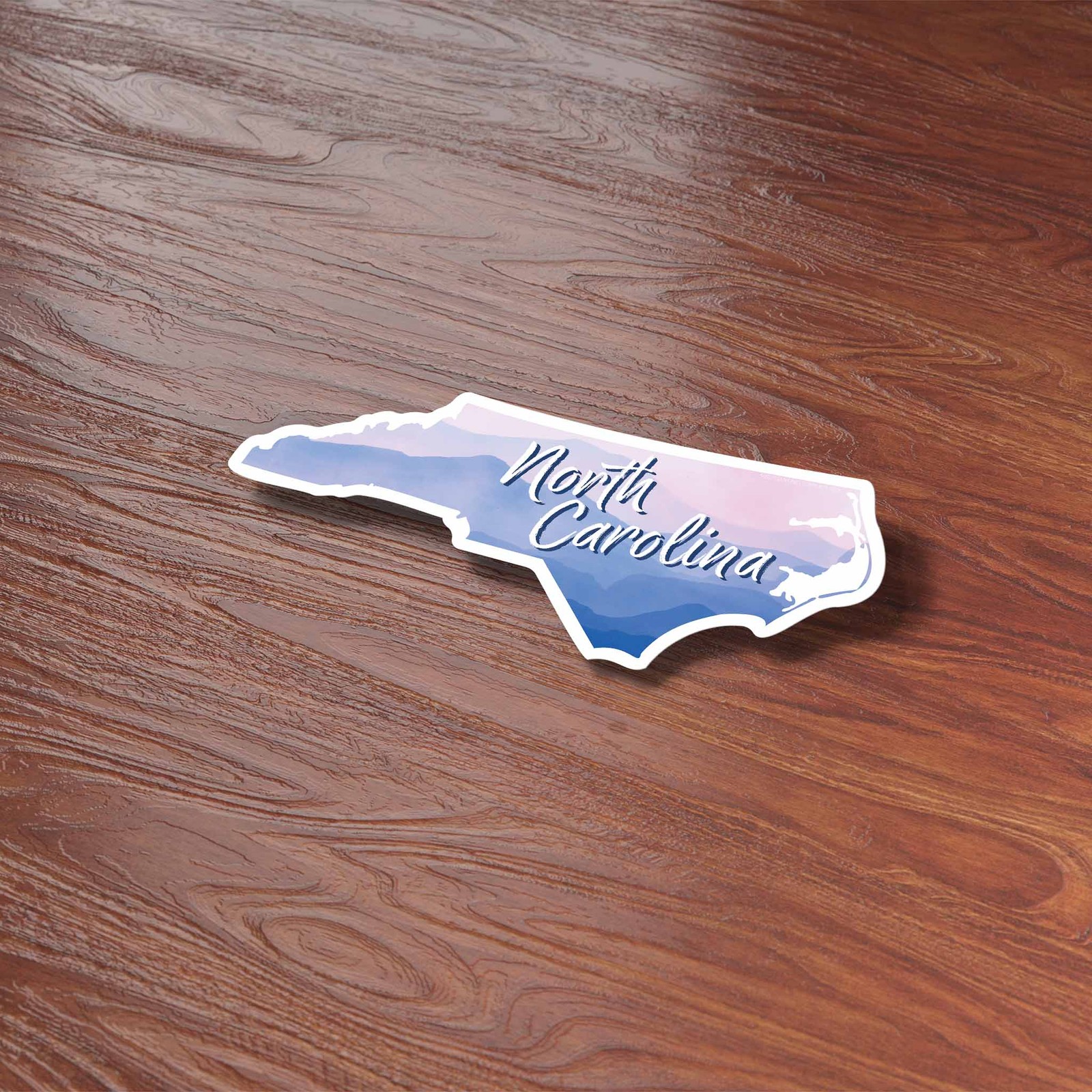North Carolina Appalachian Mountains Sticker – Decal for Water Bottle & Laptop
