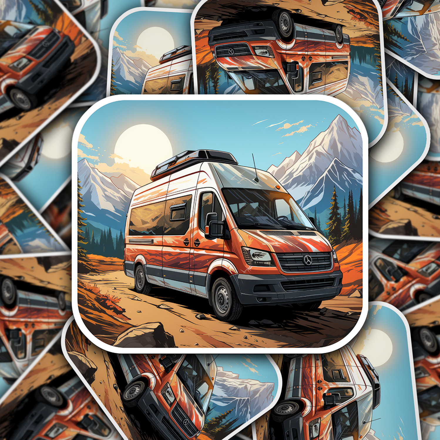 Van Life Vinyl Sticker – Celebrate the Freedom of the Road