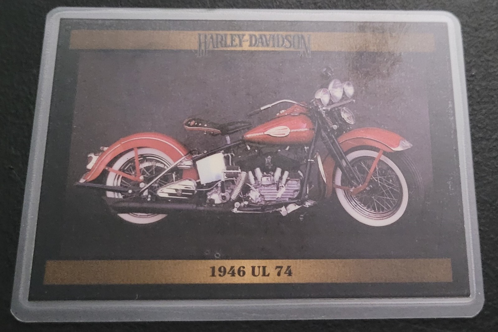 Harley Davidson Fridge/Locker/Cabinet Laminated Collectible Card Magnets VTG