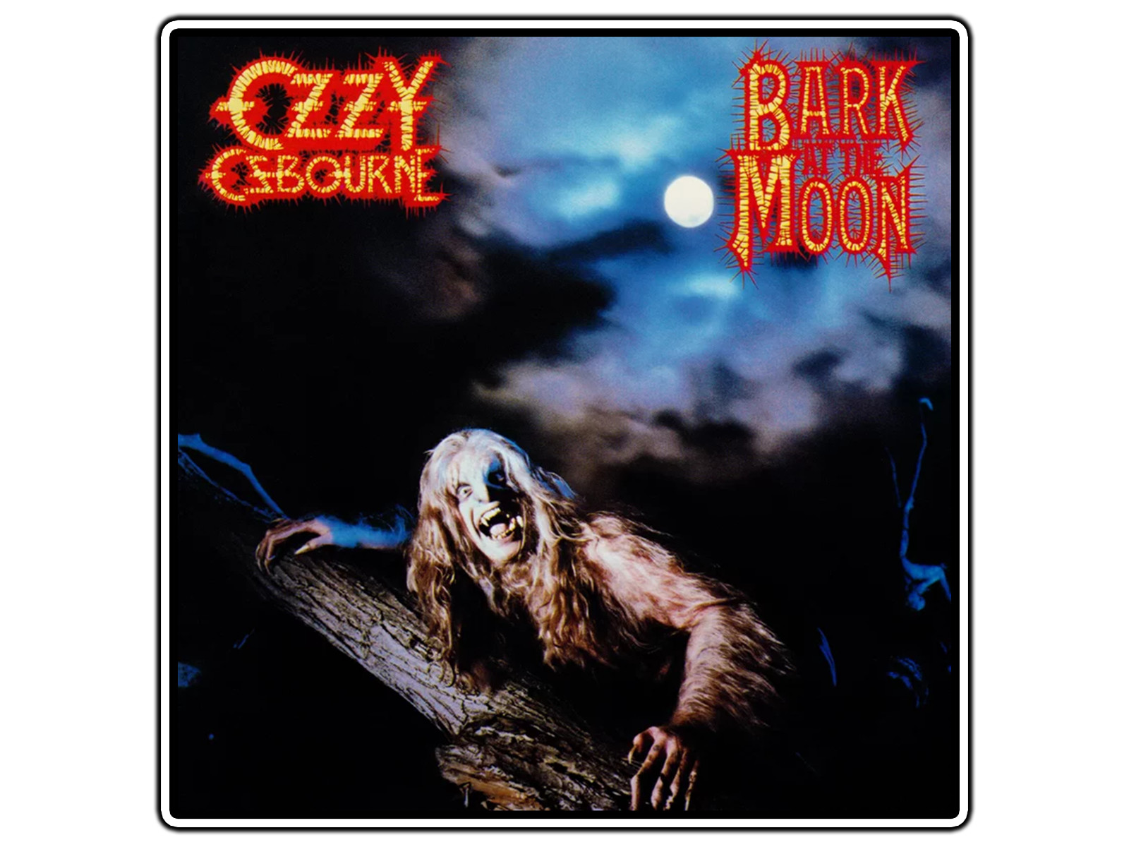 Ozzy Osbourne Bark at the Moon Album Sticker Waterproof Vinyl Decal Die-Cut Car