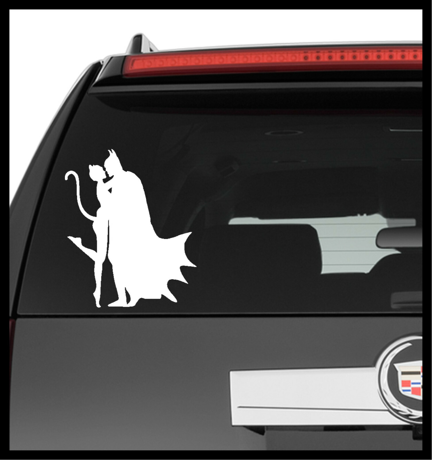 Vinyl Decal Truck Car Sticker Laptop – DC Comics Batman Catwoman Kissing