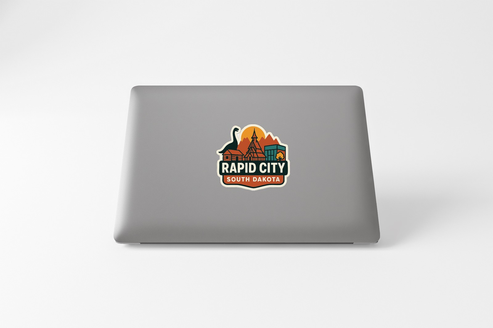Rapid City South Dakota Sticker Decal Vinyl Die-Cut City Skyline Landmark Design