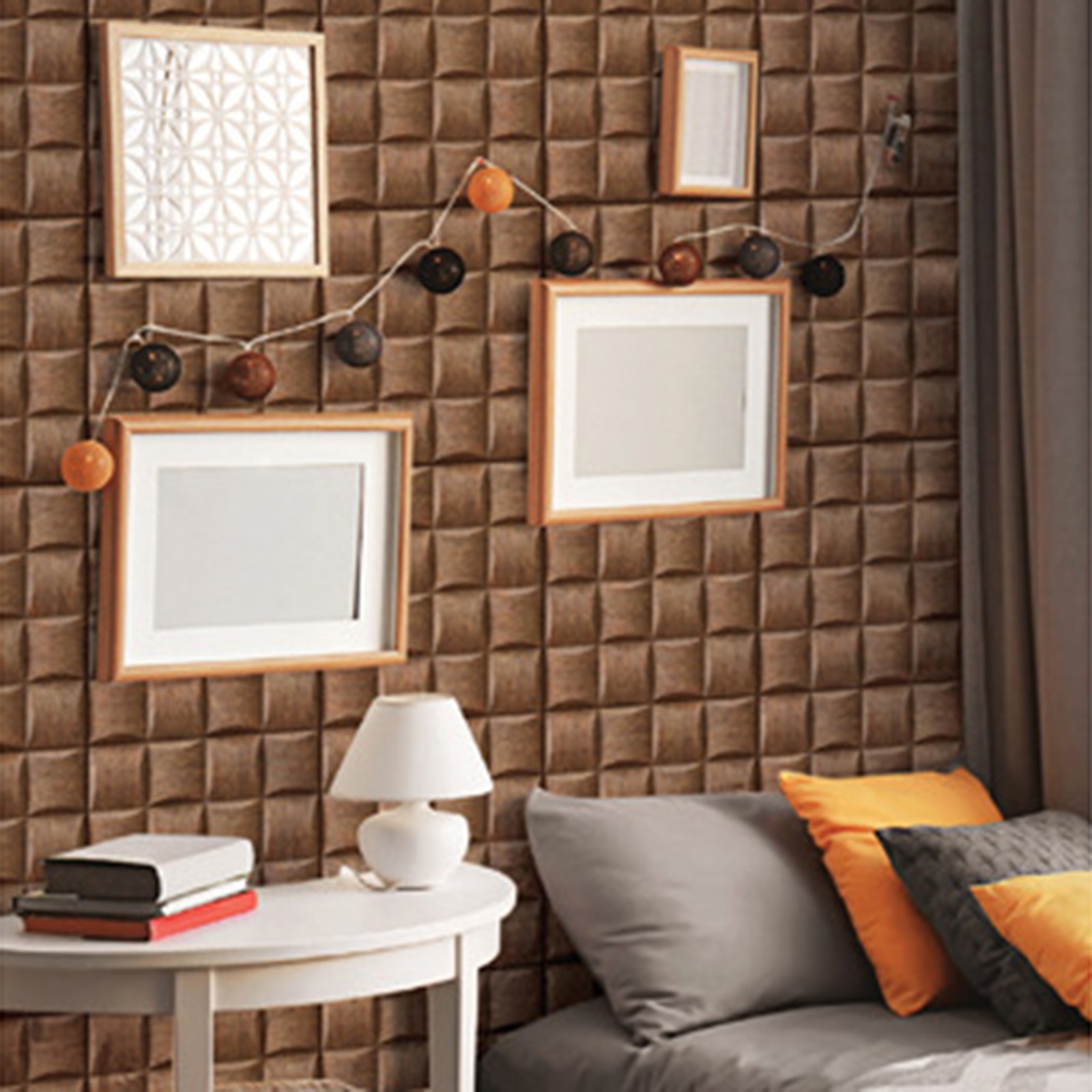 Self Adhesive Brick Wallpaper 3D PVC Waterproof Removable Wall Panel Decor