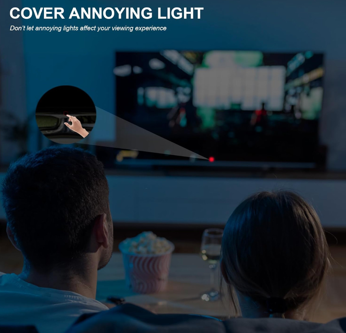 LED Light Blocking Stickers LED Filters TV LED Cover Rayban Meta Filter