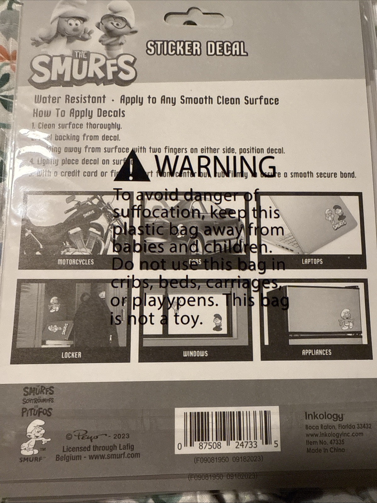 Smurfs Sticker Decal