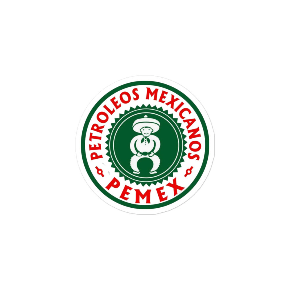 Charrito Pemex/Bubble-free stickers