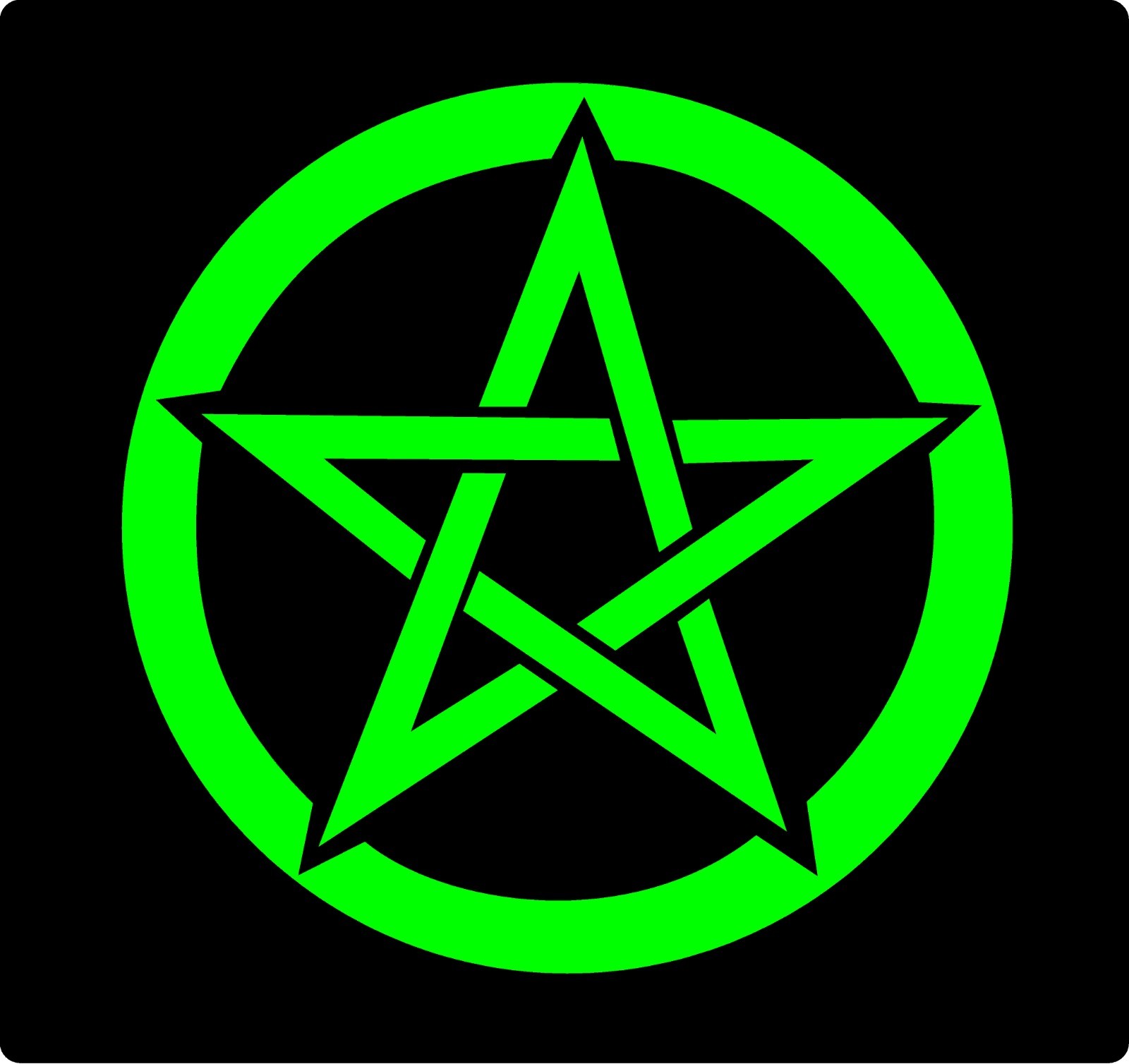 Pentacle Pentagram Decal Vinyl Wiccan Pagan Symbol Sticker