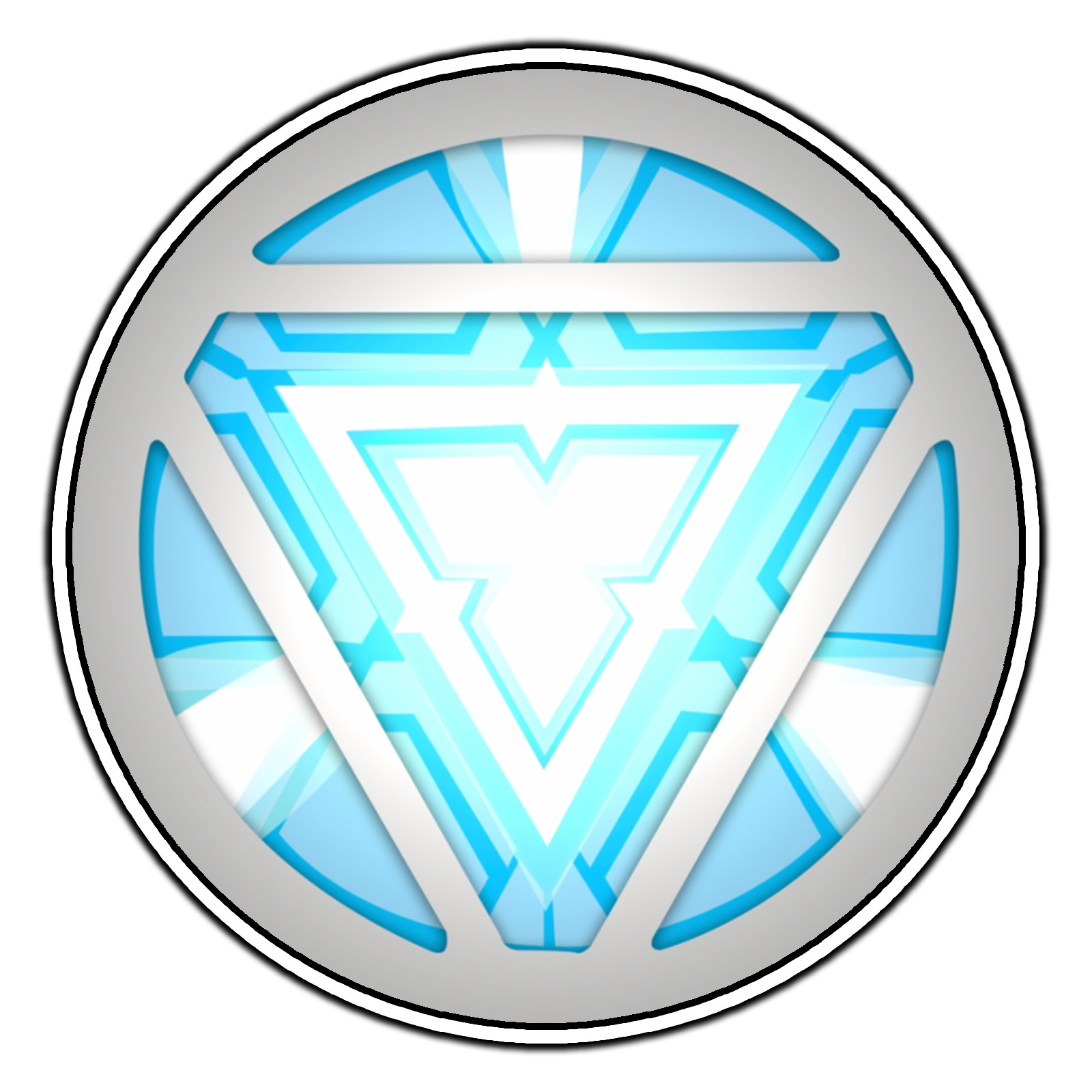 Iron Man Arc Reactor #2 Comic Sticker Waterproof Vinyl Decal Die-Cut Car Laptop