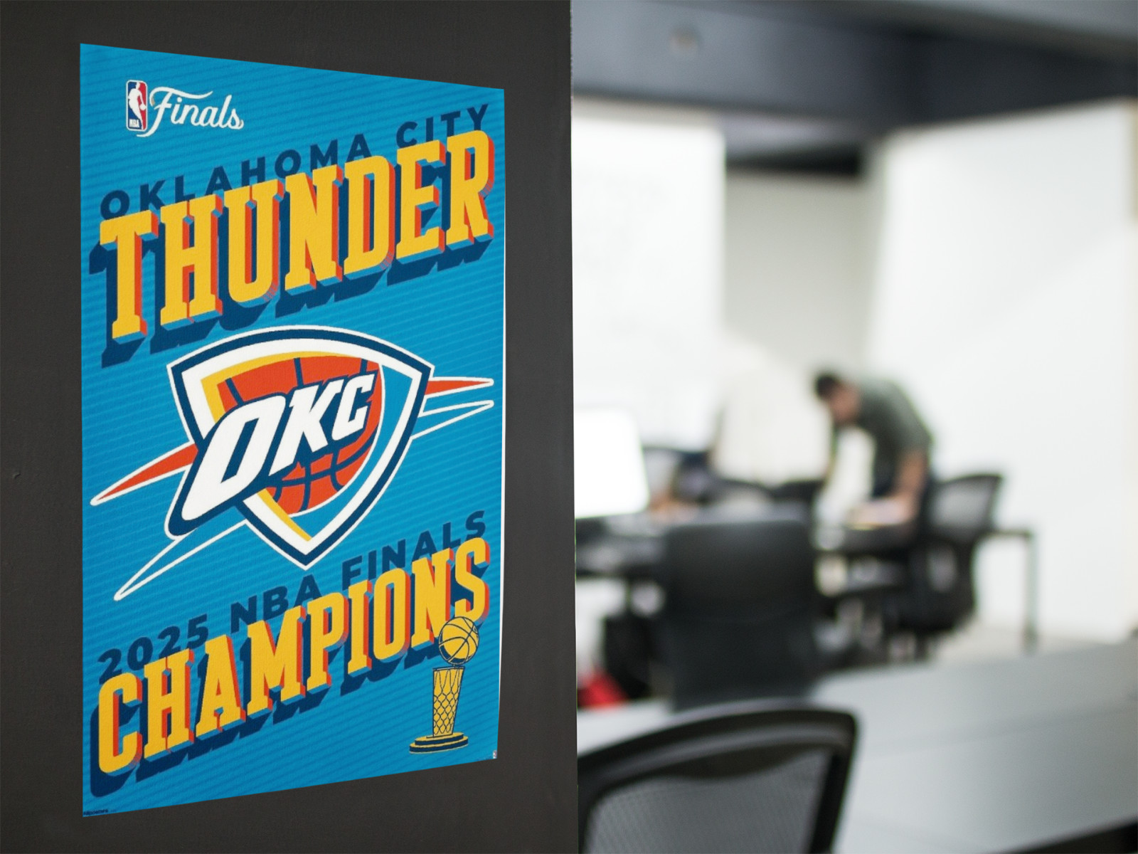 Basketball Champions Wall Vinyl Decal Graphic Poster Print Removable Adhesive