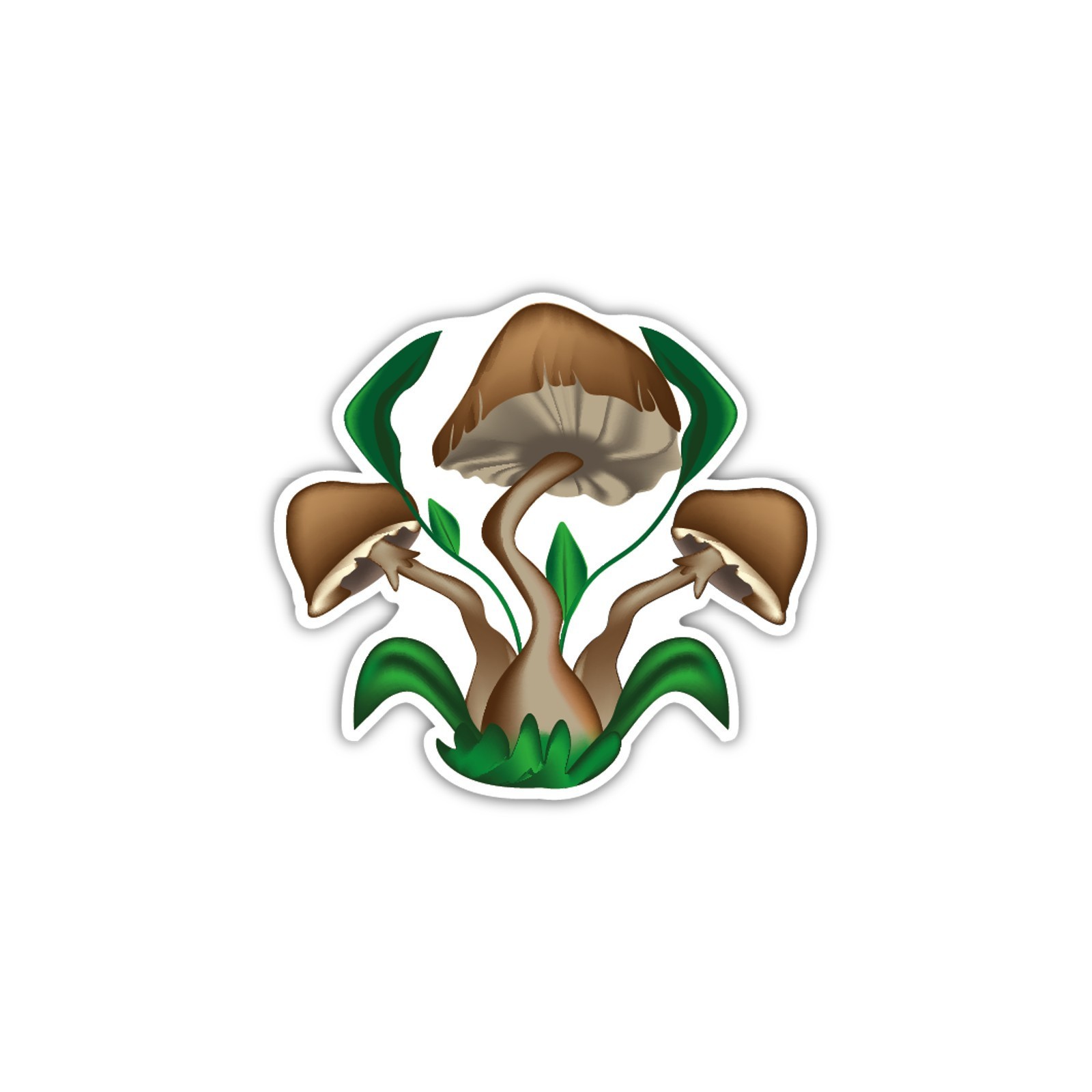 Mushroom Vinyl Sticker Cute Fungi Decal for Laptop Water Bottle Car Waterproof