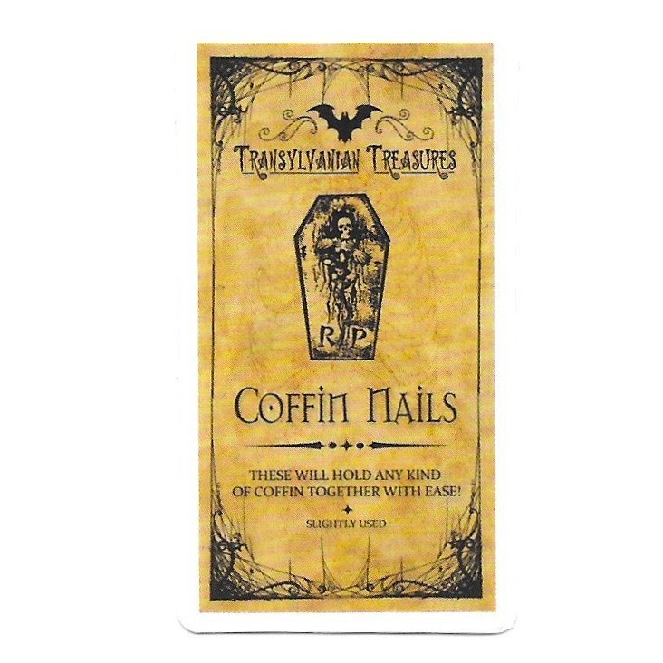 Coffin Nails Vinyl Sticker Goth Apothecary Journal Scrapbook Die Cut Gothic