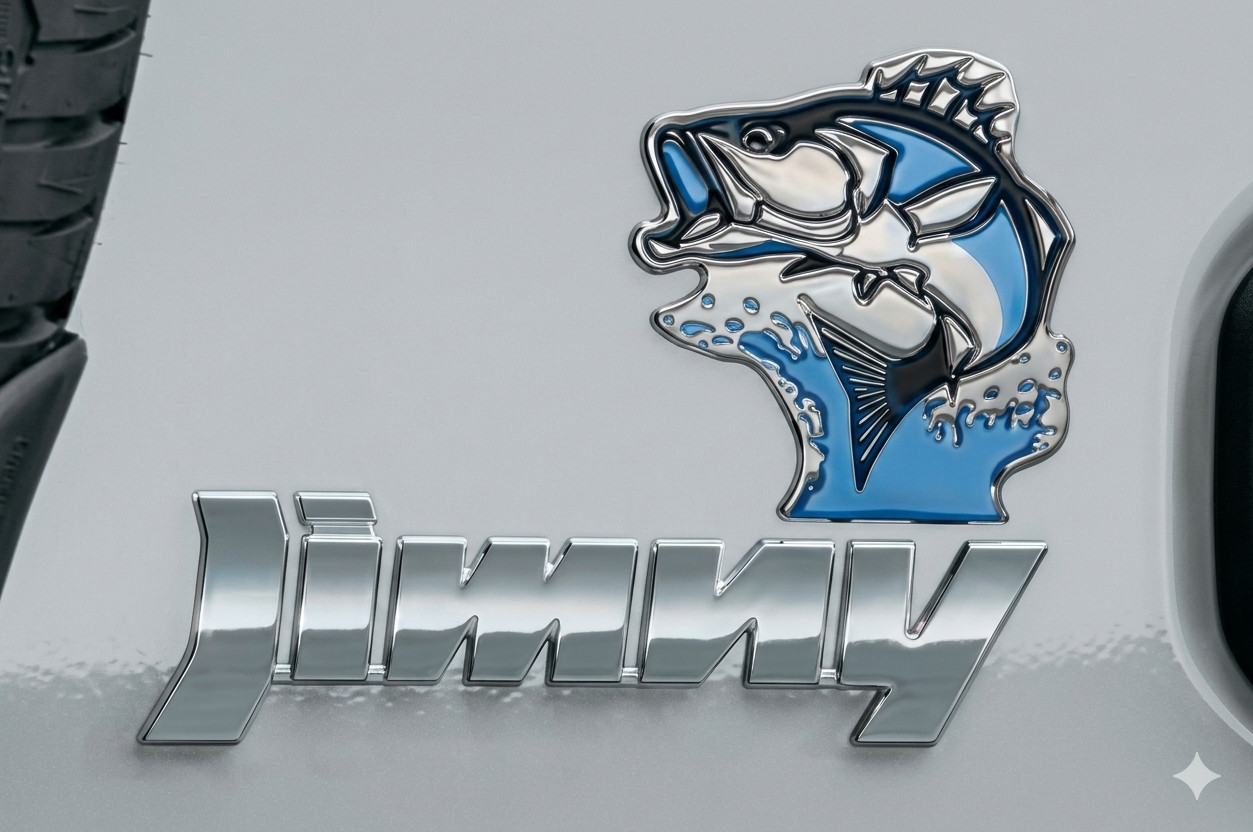 Suzuki Jimny JB64W JB74W Genuine OEM Deco Emblem Sticker Sea Bass JDM Japan