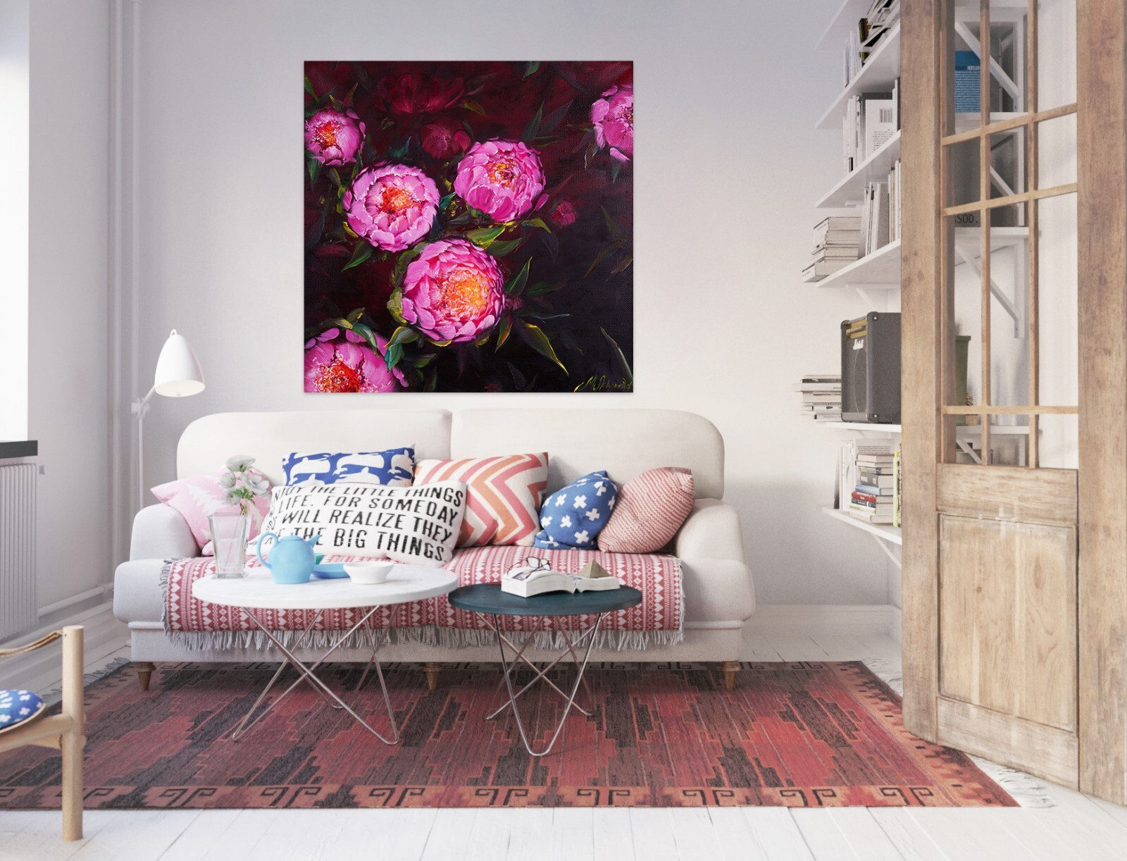 3D Pink Flowers A602 Wall Stickers Wall Murals Wallpaper Skromova Marina Amy