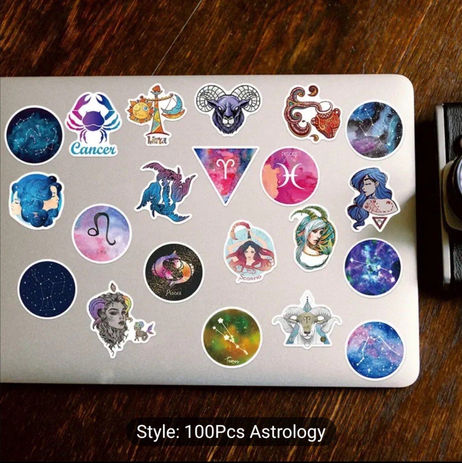 10 PCS Mini Zodiac Constellations Galaxy Astrology Astronomy Stickers BRAND NEW