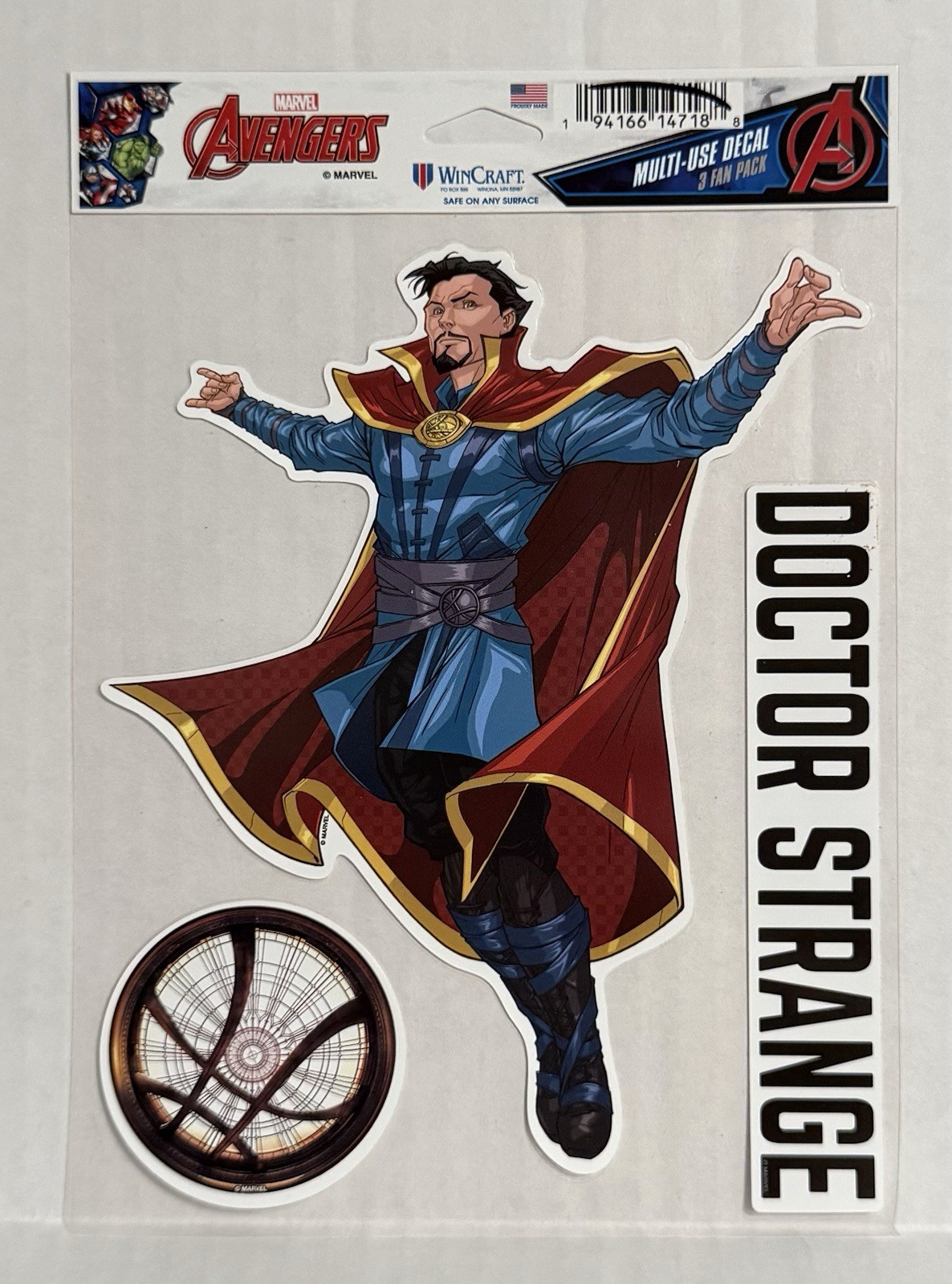 Marvel Avengers Dr. Strange Decal Sheet ~ 7.5” x 5.5” Sheet ~ NEW