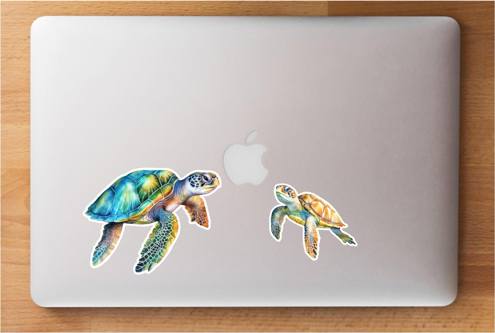 Sea Turtle Sticker Colorful Cute Baby Turtle for Laptop or Any Smooth Surface