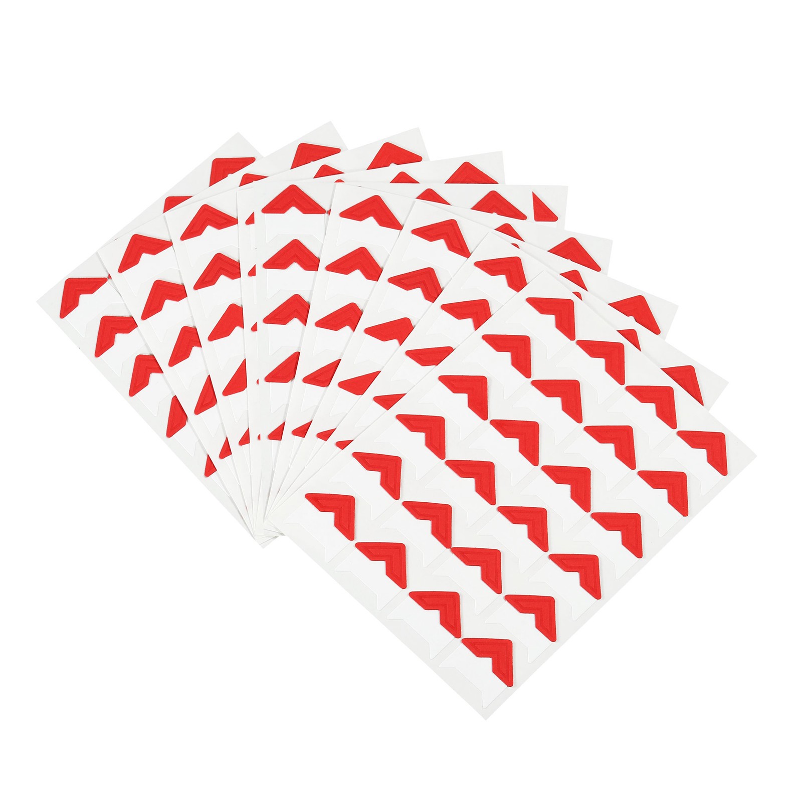 15Sheets/240Pcs Photo Corners Adhesive DIY Picture Mounting Sticker Red