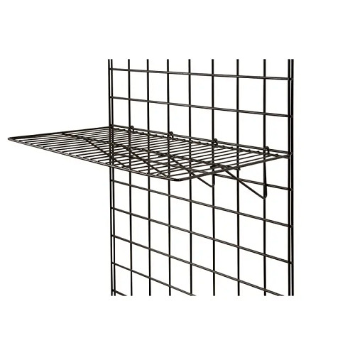 Econoco BLK/2412 Black Straight Wire Shelf (Pack of 6)
