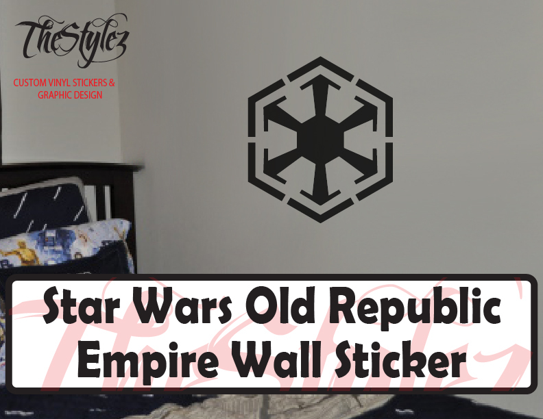 Star Wars Custom Old Republic Empire Wall Sticker