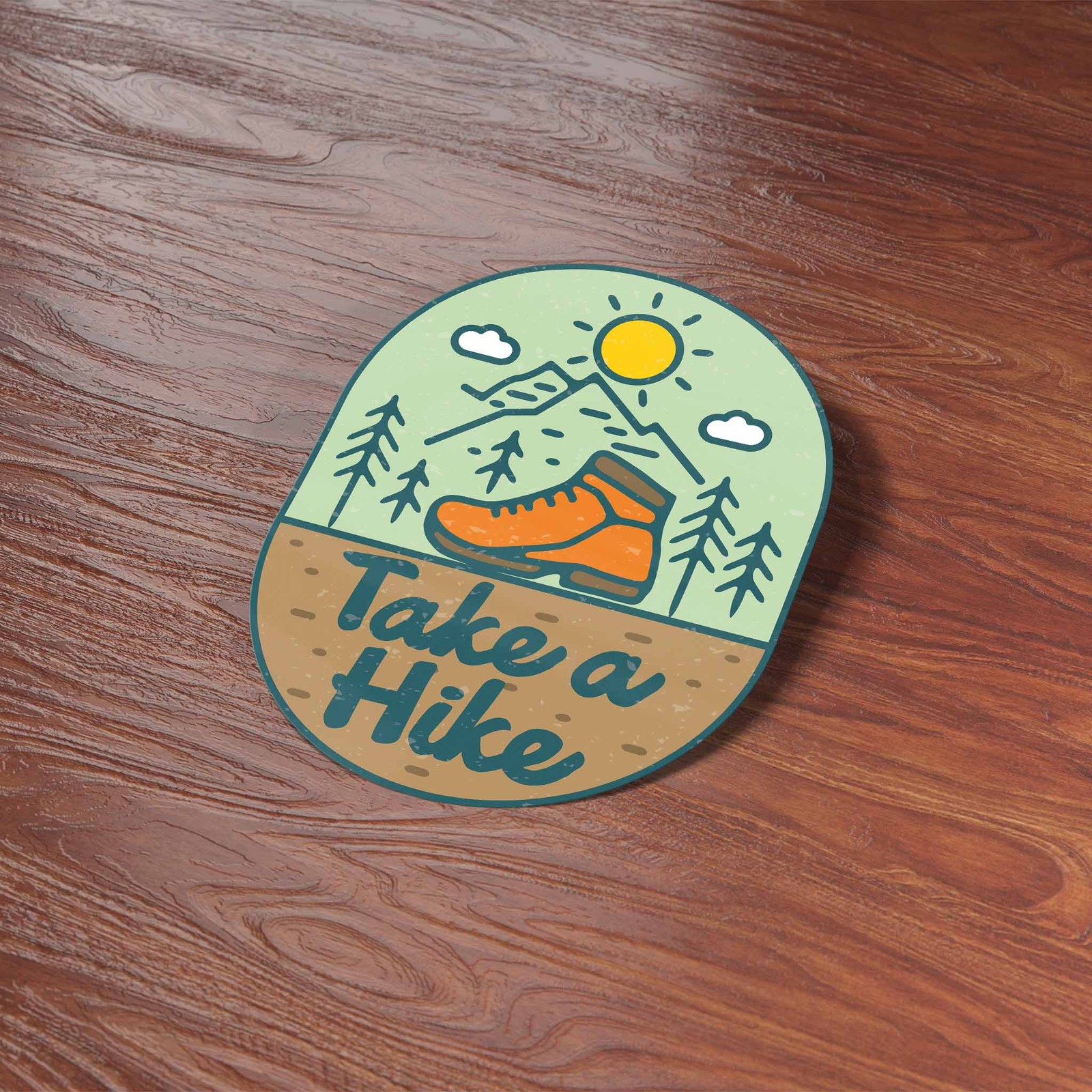 Take a Hike Sticker – Cute Outdoors Decal