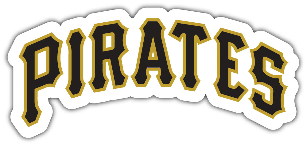 Pittsburgh Pirates MLB Baseball Sport Logo Car Bumper Sticker Decal "SIZES"