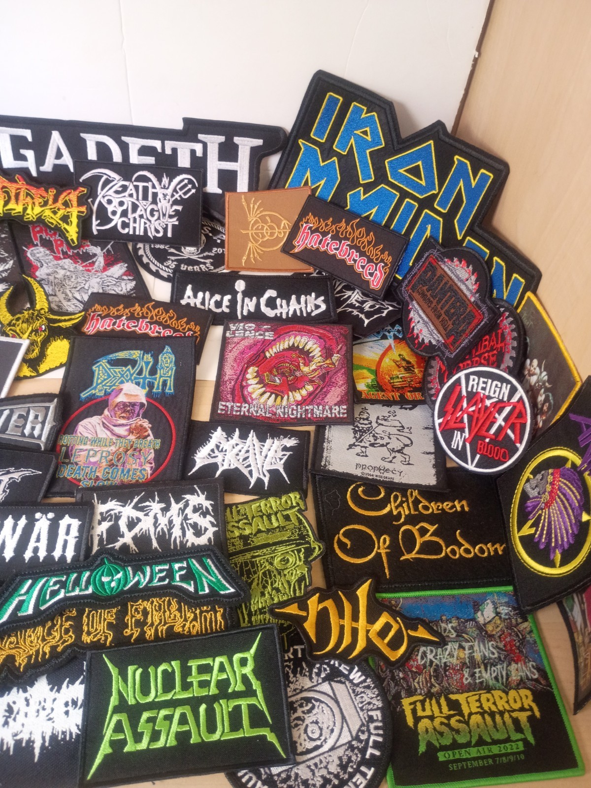 78 Death Metal Iron On Patches Lot Sale