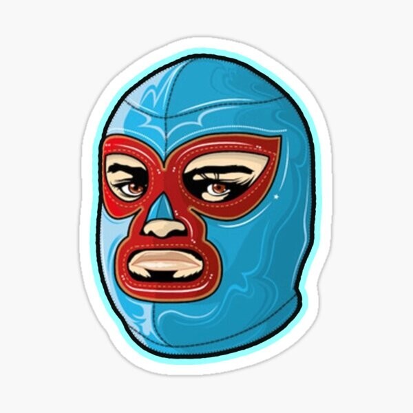 Nacho Libre 2" Stickers ~ Mexican Wrestling ~ Jack Black ~ 2 for $3.00