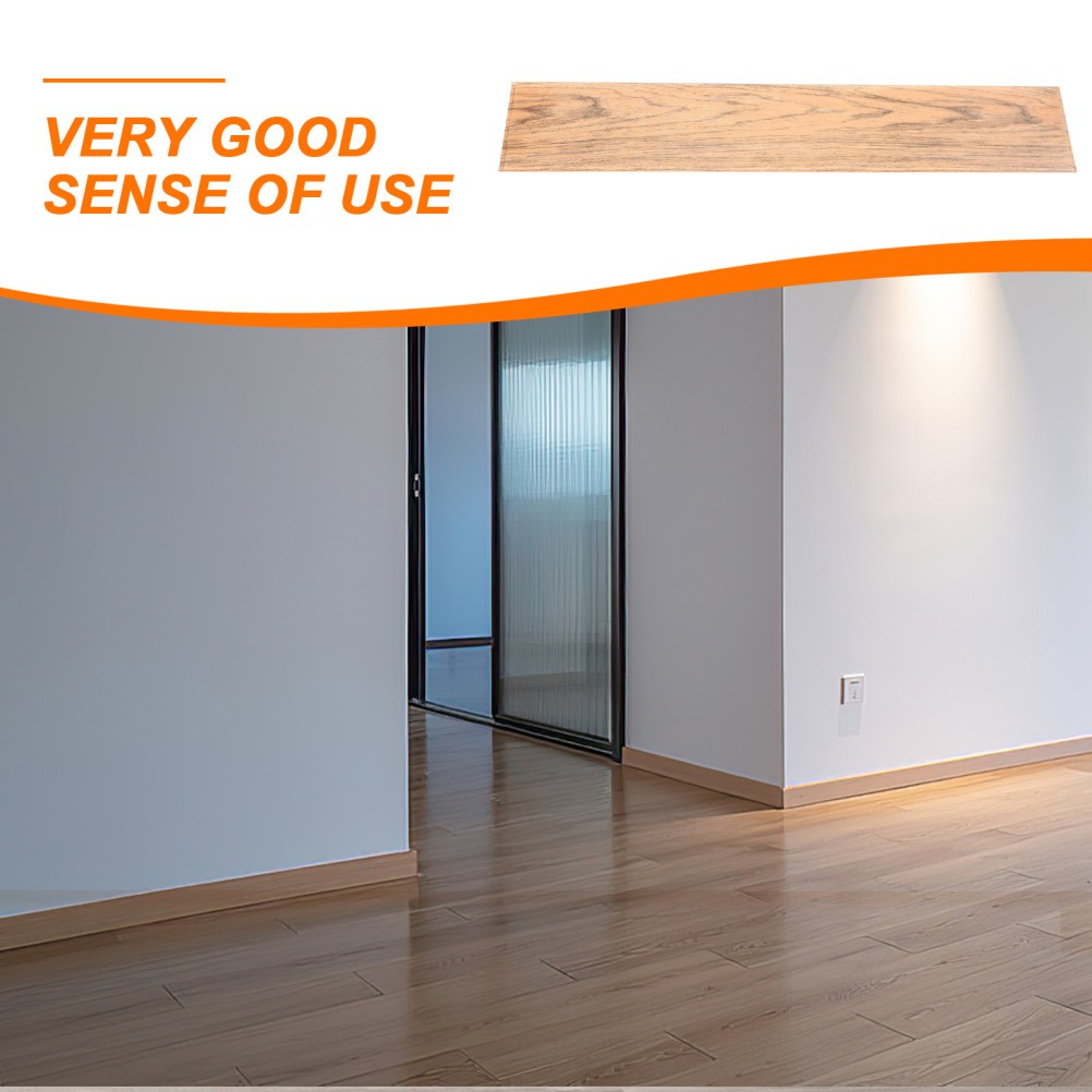 Baseboard Molding Trim Adhesive Strip Pvc Skirting Peel and Stick