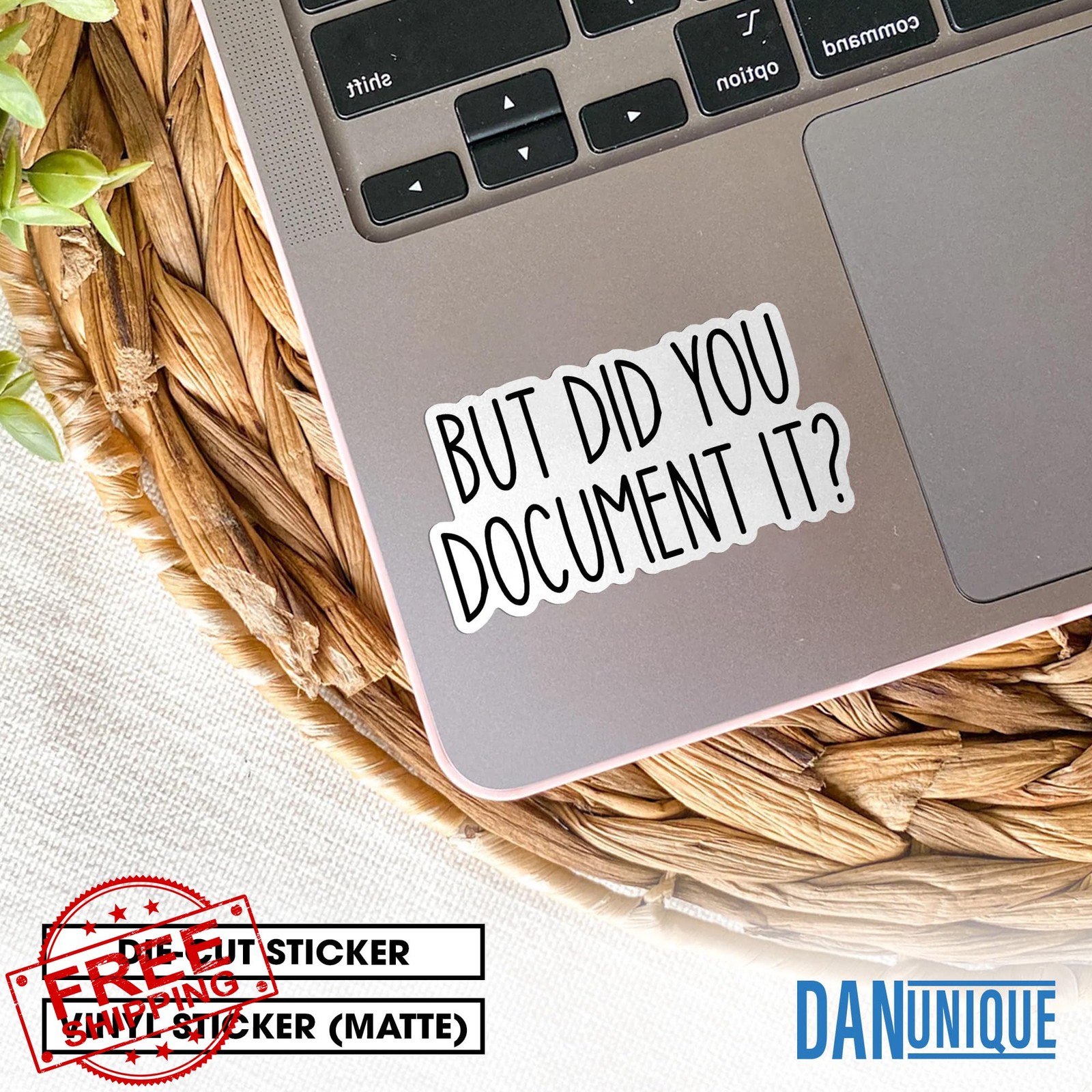 3PCS HR Humor Sticker: "But Did You Document It" Laptop Tumbler Decal
