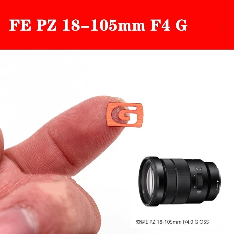 For SONY Black G to Red GM Master lens label accessory G Master Metal label